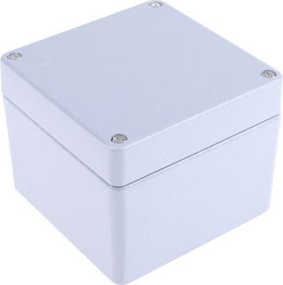Produktbild RS PRO Gehäuse Aluminium lackiert 100x100x81mm (Gehäuse)
