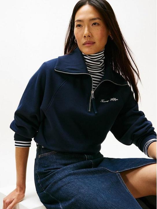 Produktbild Tommy Hilfiger Klassischer Fleece-Halbzip (XS)