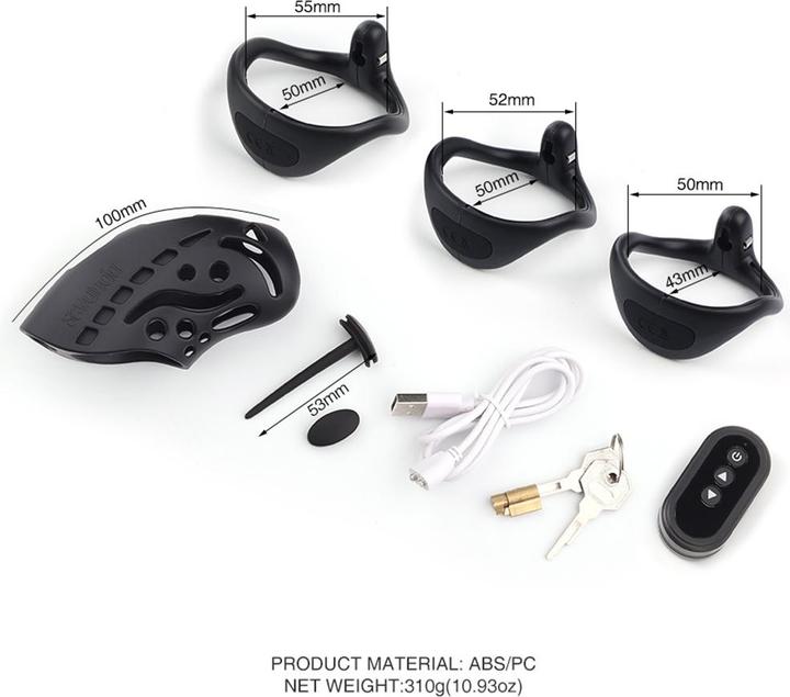 Produktbild Sevanda Nautilus E-stim Chastity Cage