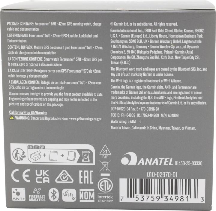 Image du produit Garmin Forerunner 570 (42.40 mm, WLAN uniquement)