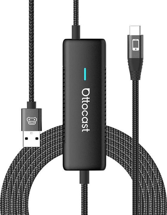 Actual product image Ottocast wireless car adapter with MirrorCast