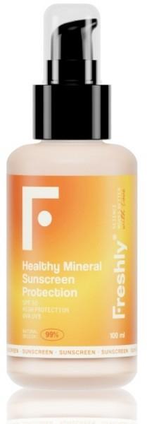 Immagine prodotto Freshly Cosmetics Protezione solare minerale sana SPF 50 100ml (Crema solare, SPF 50, 100 ml, 0.10 g)