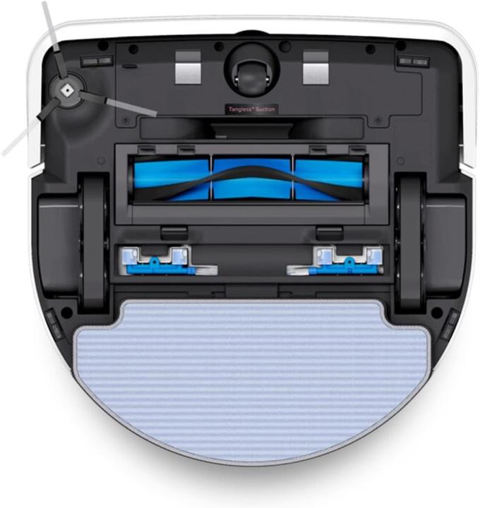 Actual product image Hobot 4-in-1 Robot Vacuum and Mop with 1300 scrubs/min, 4900 Pa suction, carpet detection (4900 Pa, Wiping cloth)