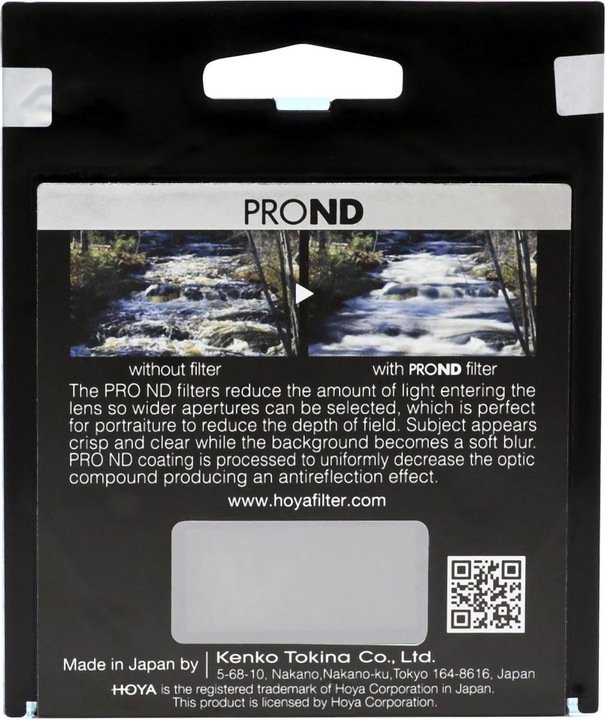 Produktbild Hoya Pro ND2 Filter (62 mm, ND- / Graufilter, 62 mm)