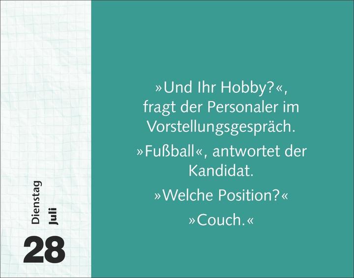 Actual product image Harenberg Witzirin Tagesabreisskalender 2026 - Diese Packung enthält: die lustigsten Witze für die tägliche (14 x 11 cm, German)