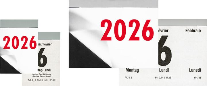 Image du produit Biella Abreisskalender Tag (5,4 x 8 cm, Couverture rigide, Français, Allemand)