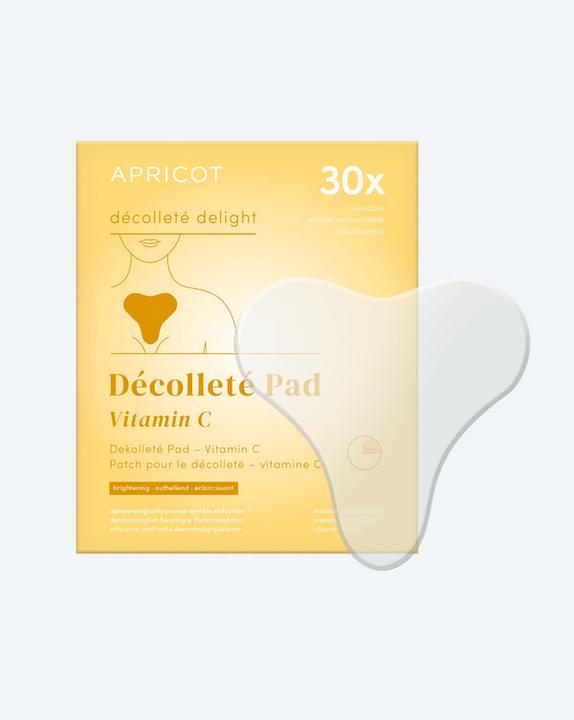 Image du produit Apricot Tampon réutilisable pour le décolleté Vitamine C "décolleté délicieux"