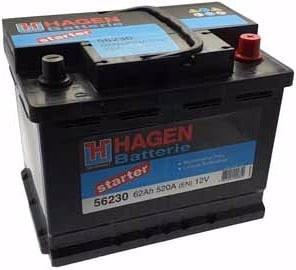 Hagen 56230 (12 V, 62 Ah, 520 A)