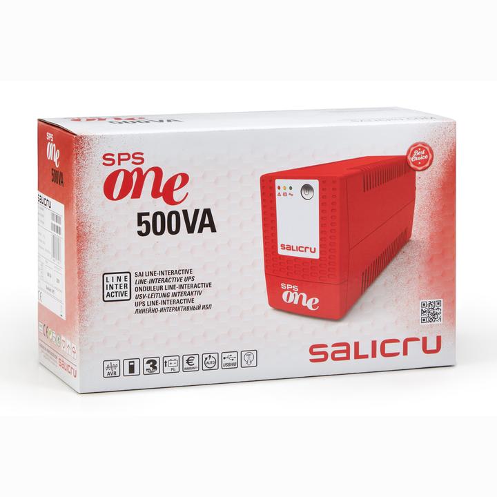 Actual product image Salicru SPS ONE Line-interactive UPS with 500 to 2000 VA (500 VA, 240 W, Line-interactive UPS)