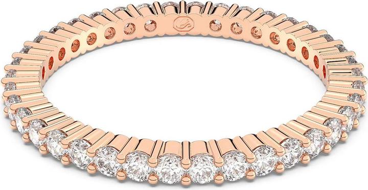 Actual product image Swarovski Vittore Ring Round Cut White Rose Gold (58)