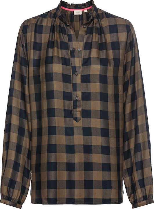 Actual product image Camel Active Regular fit checked viscose blouse (XS)