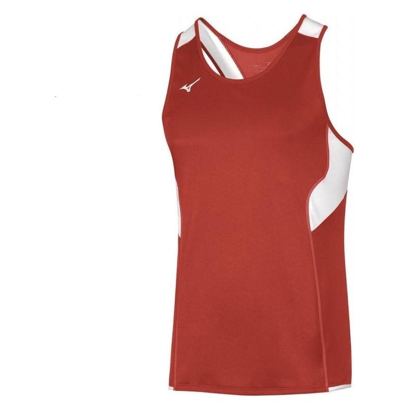 Mizuno, Damen, Sportshirt, Wom Premium Singlet Damen (S), Rot, S