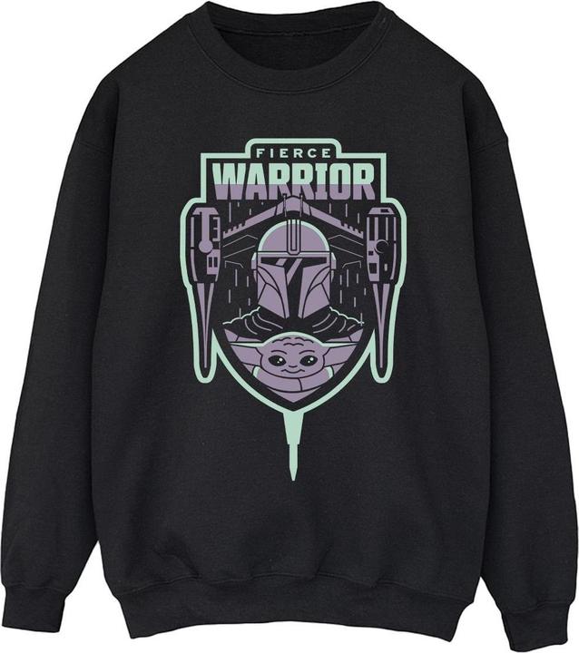 Immagine prodotto Star Wars The Mandalorian Fierce Warrior Patch Felpa Uomo (XL)