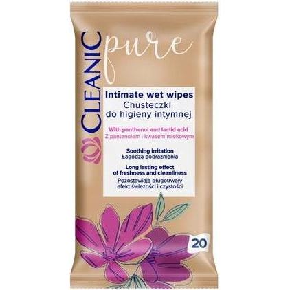 Cleanic , Igiene Intima, Salviette Per L'igiene Intima Pure 20 Pezzi