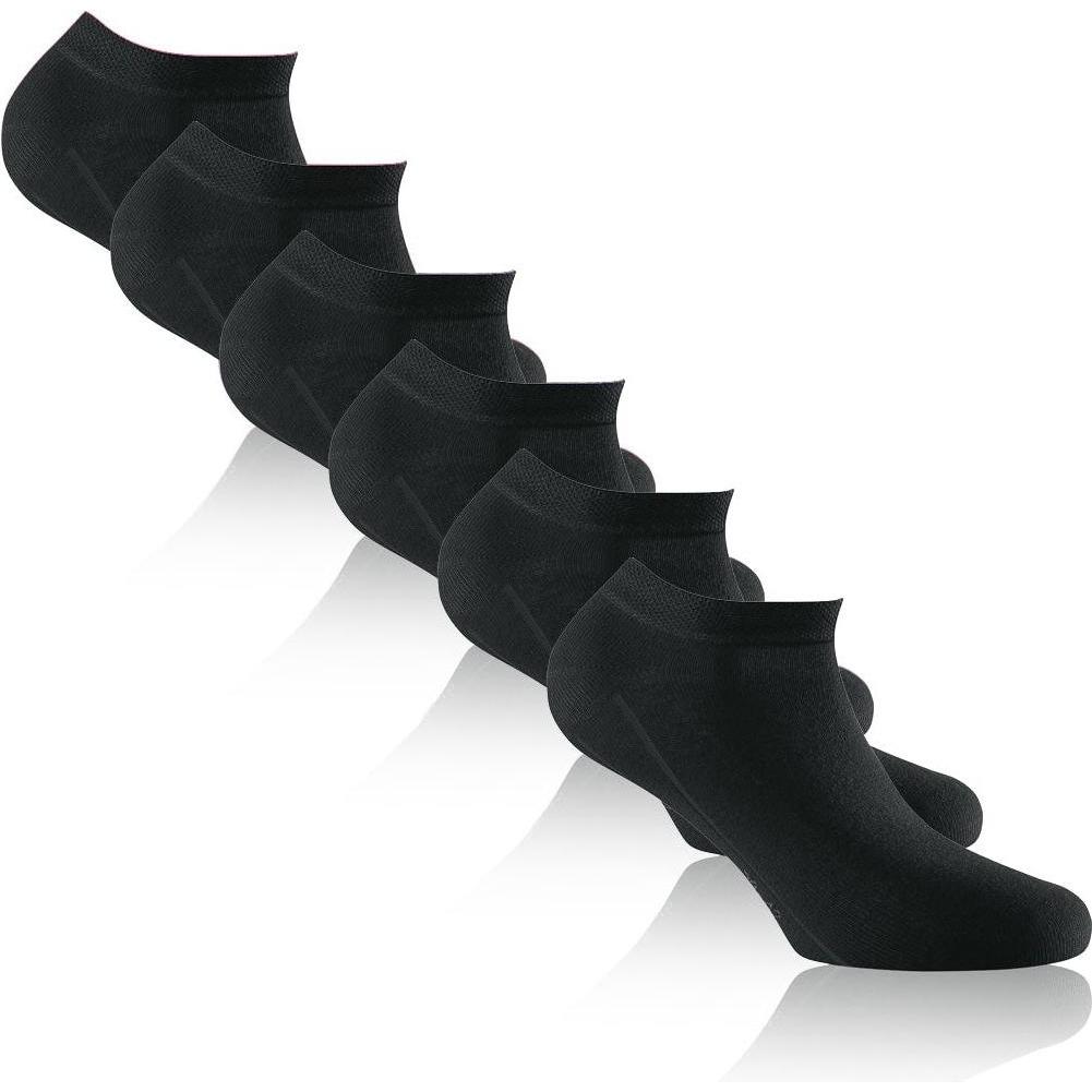 Rohner, Herren, Socken, SNEAKER BAMBOO-35-38, Schwarz, (Einzelpack, 35 - 38)