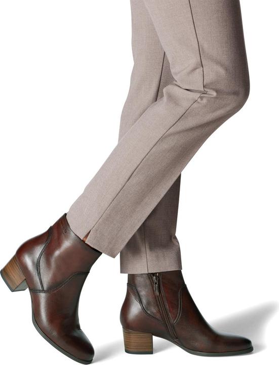 Produktbild Tamaris Bequeme Leder-Stiefelette mit Absatz (41)