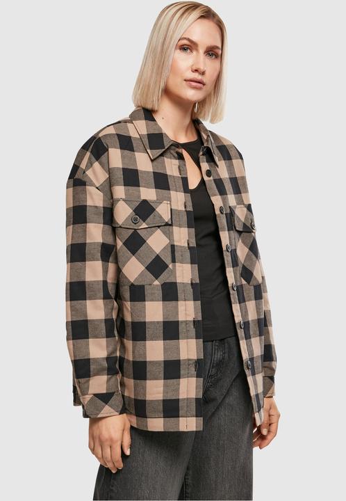 Produktbild Urban Classics Ladies Flanell Padded Overshirt (M)