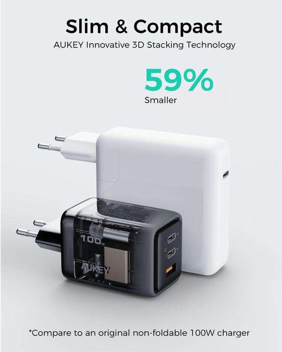 Actual product image Aukey COMET MIX - Cable Bundle (100 W)