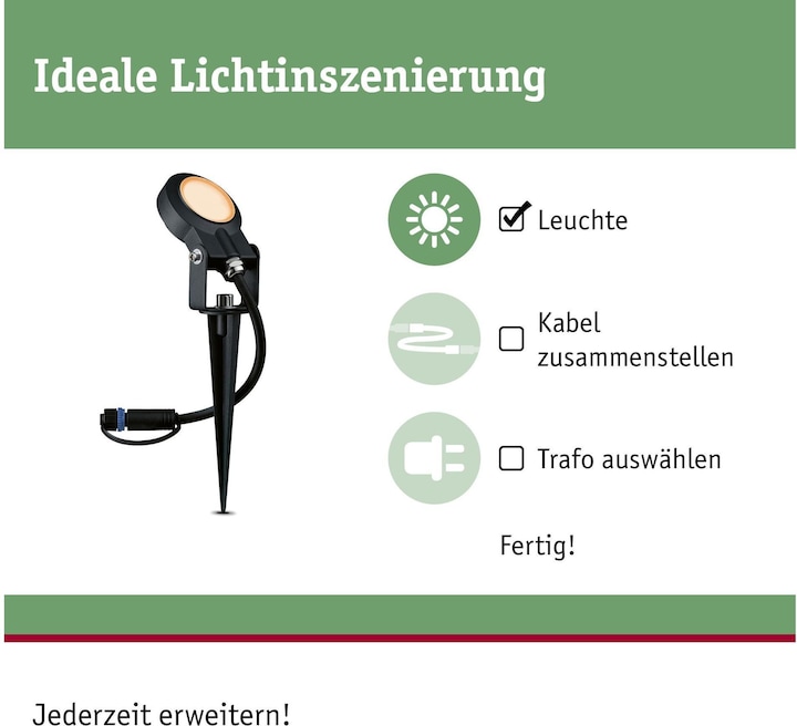 Actual product image Paulmann Sting Spot Insect Friendly (580 lm, IP67)