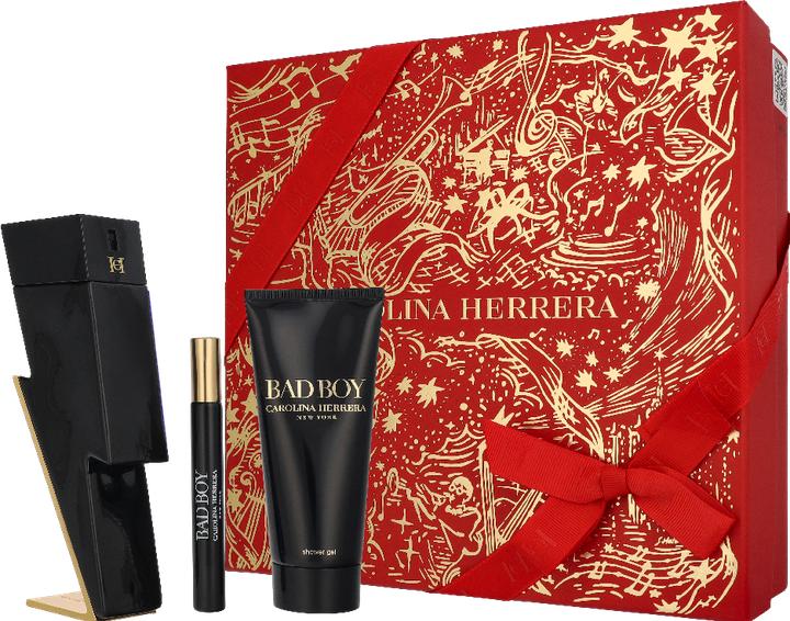 Actual product image Carolina Herrera Set mit Herrenparfüm BAD BOY 3 Stücke (Perfume set)