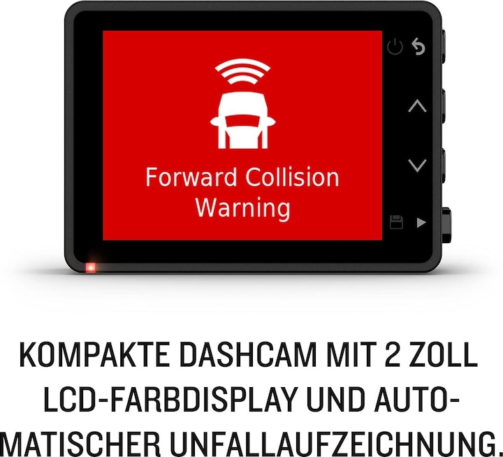 Actual product image Garmin Dash Cam 67W (Bluetooth, Built-in microphone, GPS receiver, Built-in display, Rechargeable battery, Accelerometer, WQHD)
