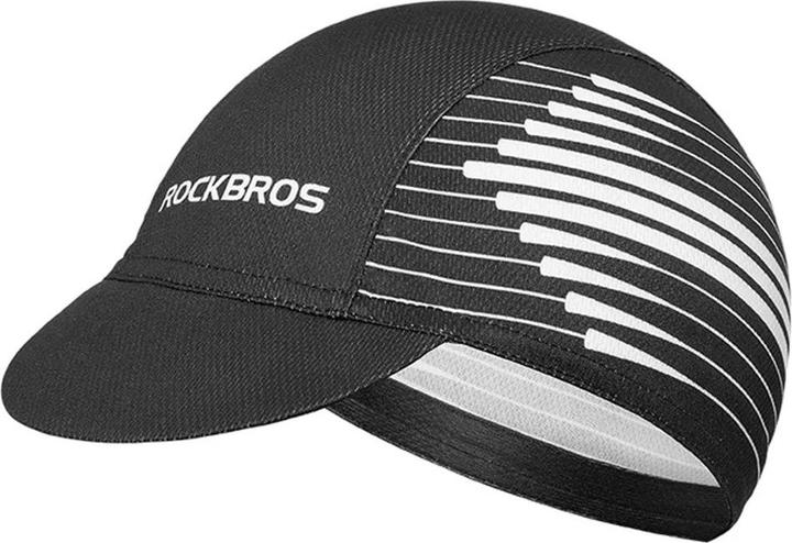 Rockbros MZ10023 cycling cap with peak - black (56, 57, 58, 59, 60, 61)