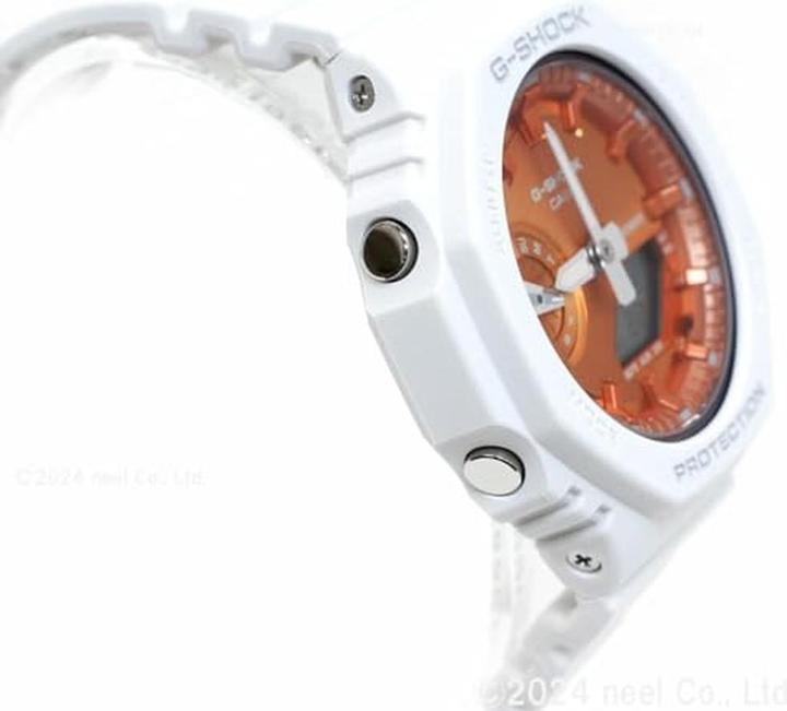 Actual product image Casio GMA-S2100WS-7AER (Digital watch, Analogue wristwatch, Sports watch, 43 mm)