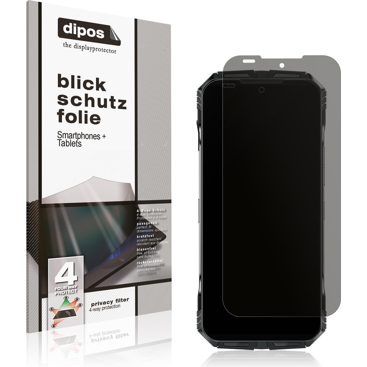 Dipos Privacy Blickschutzfolie 4-Way, MP3 + Media-Player Zubehör