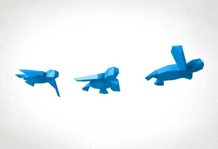 Actual product image Liebesreh SCHILDKRÖTEN WEISS - Craft kit - Turtles, white