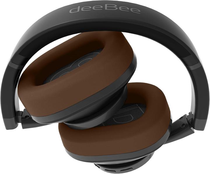 Actual product image DeeBee Over-Ear Bluetooth Headphones with Active Noise Cancellation, 40-Hour Battery, Replaceable Cushions (ANC, 40 h, Wireless)