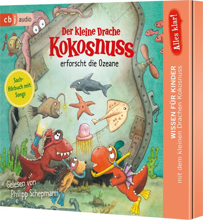 Actual product image Alles klar! Der kleine Drache Kokosnuss erforscht die Ozeane (Ingo Siegner, Philipp Schepmann, German)