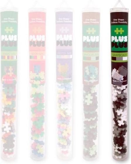 Plus-Plus Mini Tube Greyscale Mix 100 pezzi