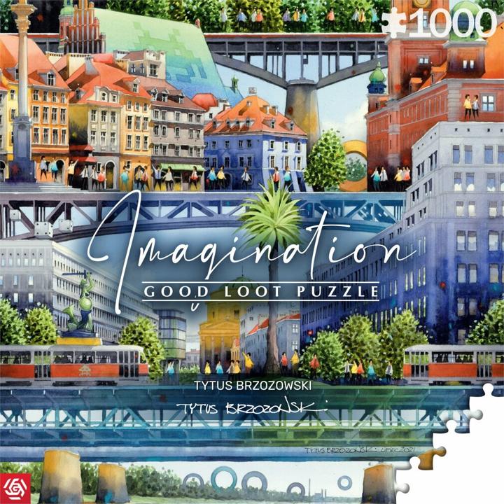 Produktbild Good Loot Puzzle 1000 Titas Brizovskis Brücken von Warschau (1000 Teile)