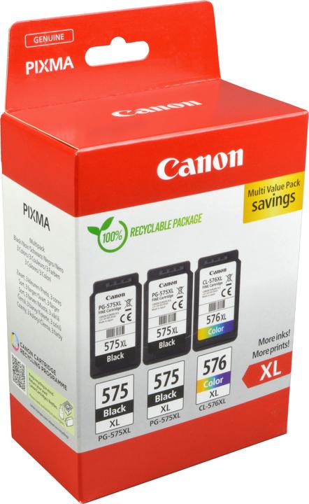 Canon PG-575XLx2/CL-576XL (M, C, Y, BK)