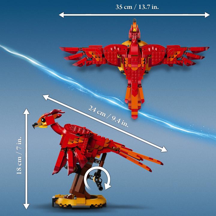 Immagine prodotto LEGO Fawkes, la Fenice di Silente (76394, LEGO Harry Potter, Set LEGO rari)