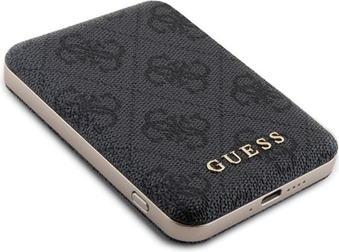 Produktbild Guess Zestaw GUBPM5N614GEMGK iPhone 11 6.1" hardcase + Powerbank 5000mAh MagSafe czarny/black 4G Met (Apple iPhone 11)