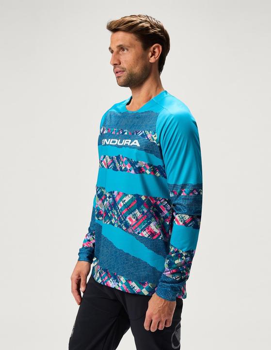 Actual product image Endura Patchwork Ltd Printed L/S Tee Bab (XXL)