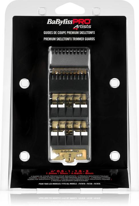 Actual product image BaByliss PRO 4Artists Premium Skeleton Guards (4x)