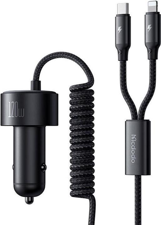 Produktbild Mcdodo Autoladegerät USB-C + USB-A