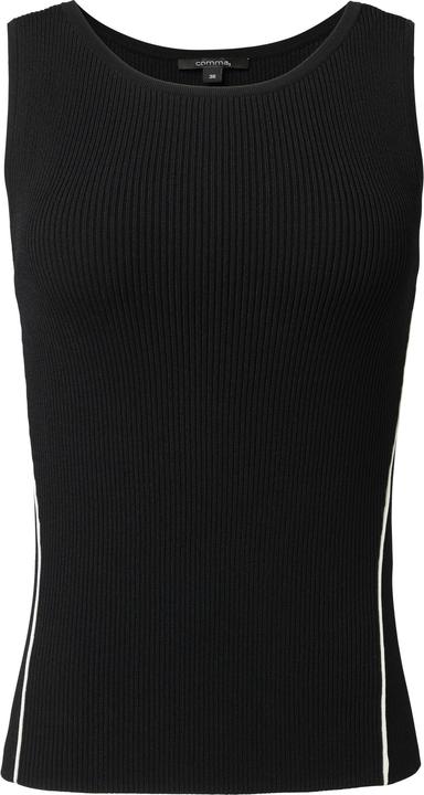 Produktbild Comma Strickpullunder Stricktop mit Kontrast-Details (36)