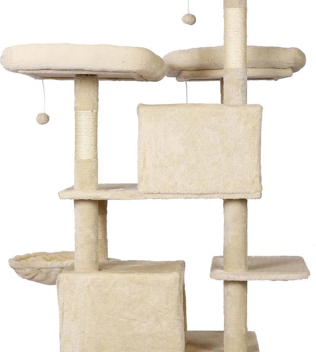 Produktbild Wiltec Katzenkratzbaum (172 cm, Beige)