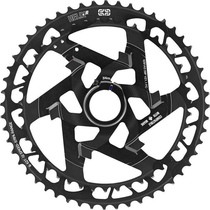 Actual product image e*13 Helix Race cassette, 9-52 t., 12-speed, black (12-speed, 9-52)