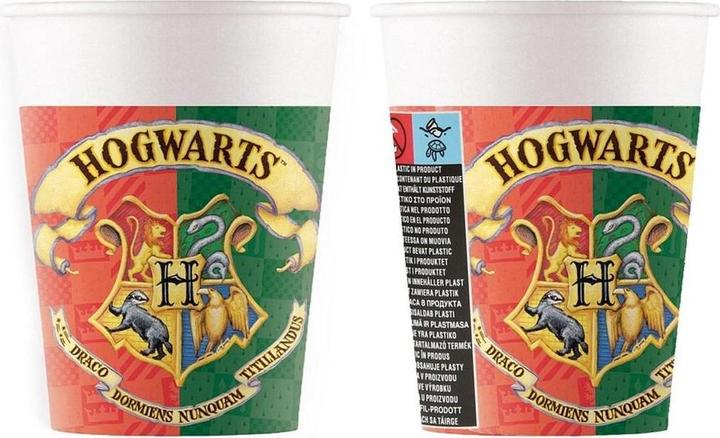 Immagine prodotto Procos Bicchiere di carta Harry Potter (8 x)