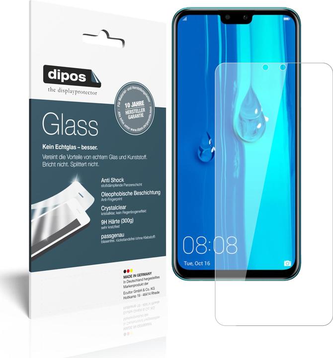 Actual product image Dipos Screen Protector Anti-Shock (2 Piece, Huawei Y9 (2019))
