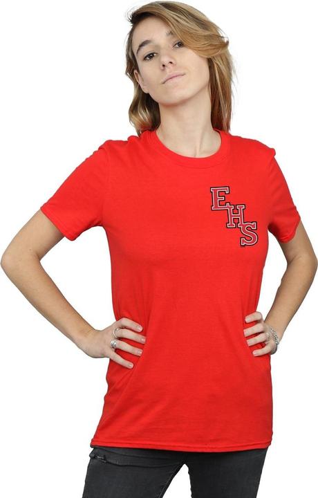 Immagine prodotto Disney High School Musical The Musical EHS Logo Breast Print Maglietta Ampia Donna (XXL)