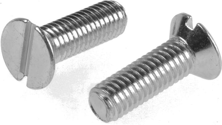 Actual product image RS PRO Screws countersunk head galvanized M5x16mm