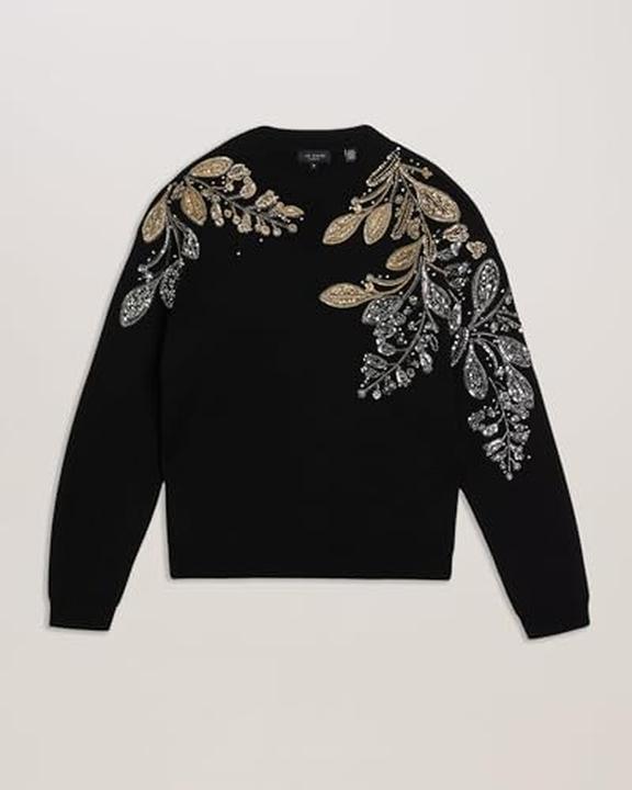 Produktbild Ted Baker Embellished Crew Neck Lange Mouwen Trui (44)