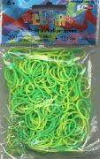 Rainbow Loom Silicone straps yellow-green (300 pcs.)