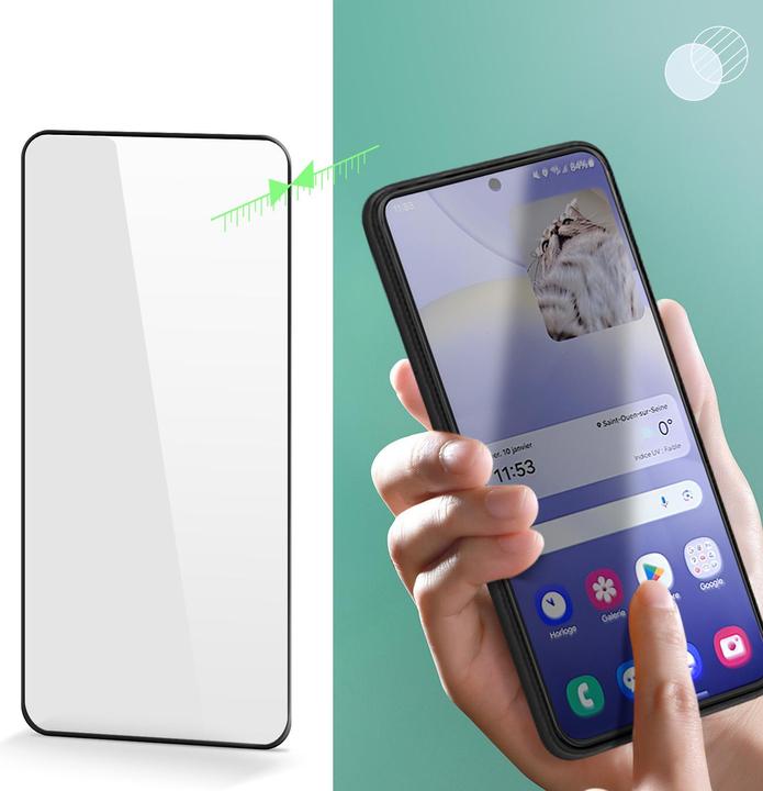 Produktbild Avizar 9H Härtegrad Glas-Displayschutzfolie (1 Stück, Samsung Galaxy S21)