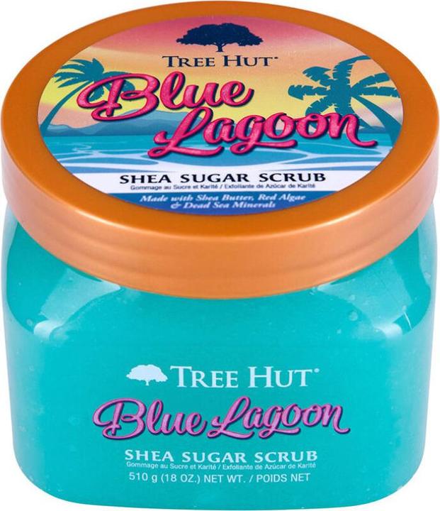 Actual product image Tree Hut Blue Lagoon Shea Sugar Scrub 18 Ounce (510 ml)